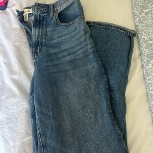 Madewell Blue Straight Leg Jeans